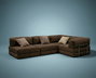 Atelier Del Sofa Kanyon Sofá-Cama Esquinero Marrón